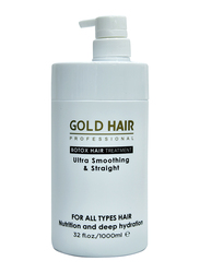 Gold Hair Botox Hair Treatment for All Hair Types, 1000ml