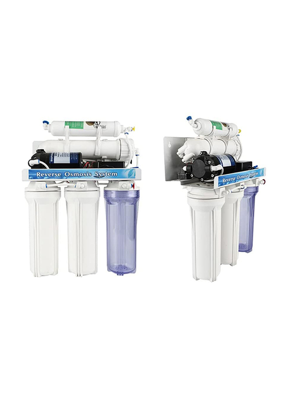 6 Stage RO Drinking Water Filtration System, White