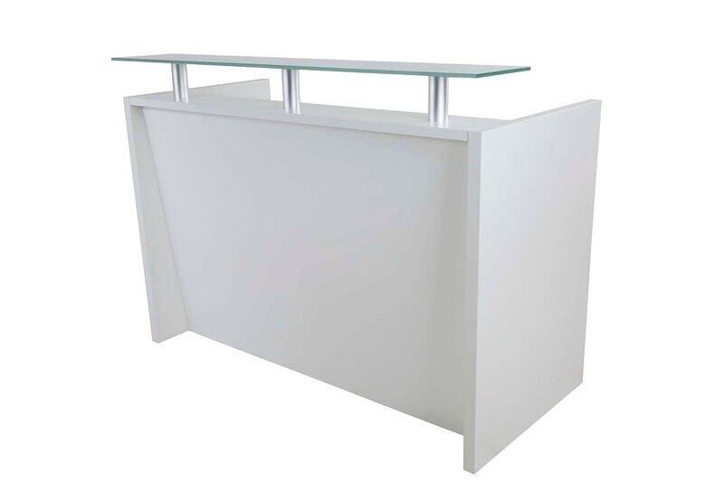

Mahmayi R06 Reception Desk for Office, Hotel- 140cm, White