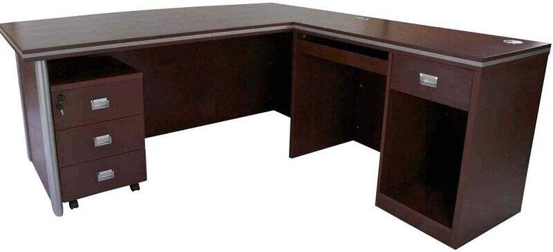 

Mahmayi Plata Modern Executive Desk, Apple Cherry