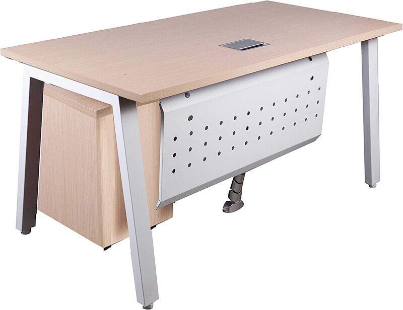 

Mahmayi Bentuk 139-18 Modern Workstation, Oak