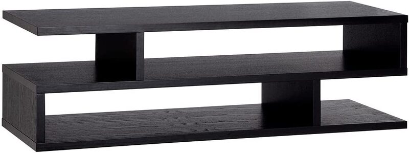 Mahmayi Black MSR-CT Modern TV Stand with Coffee Table for Laptop Computer/TV/PC/Printer, Multifunctional Systems