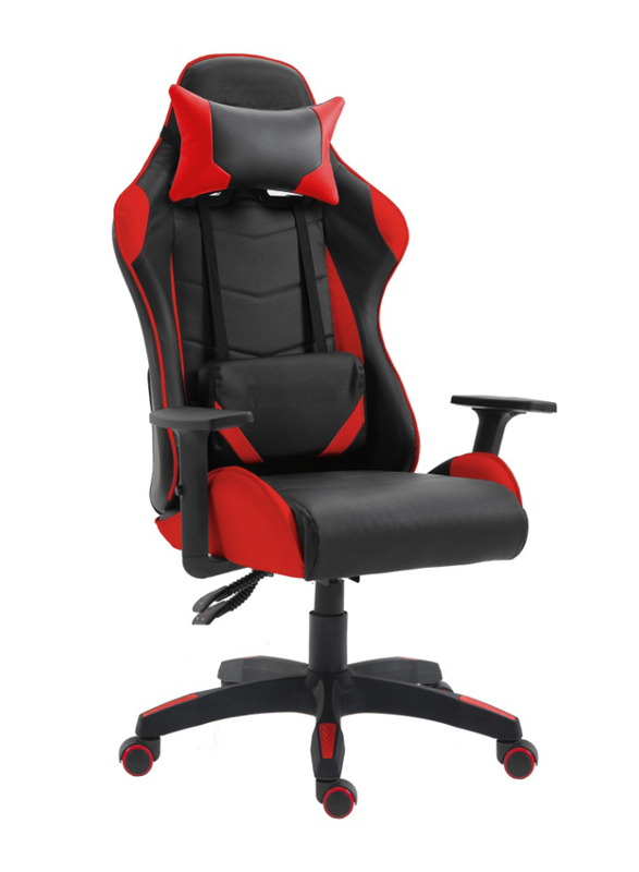 Mahmayi B88 High Back Ergonomic Swivel Gaming Chair, Red/Black