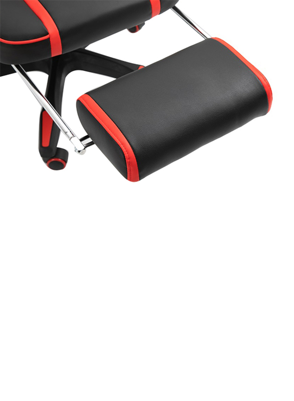 Mahmayi High Back PU Leatherette Gaming Chair, Red/Black