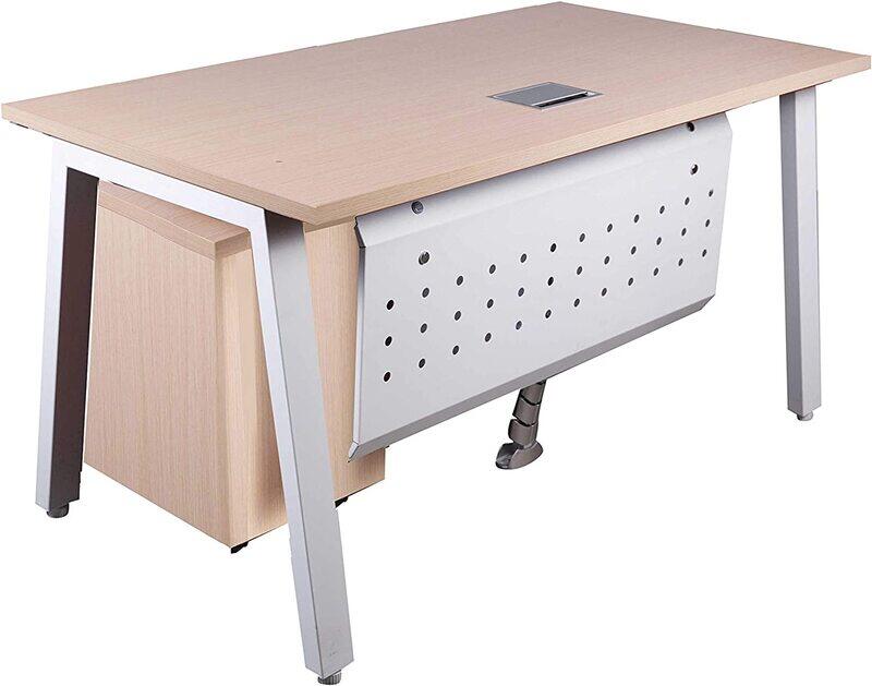 

Mahmayi Bentuk 139-16 Modern Workstation, Oak