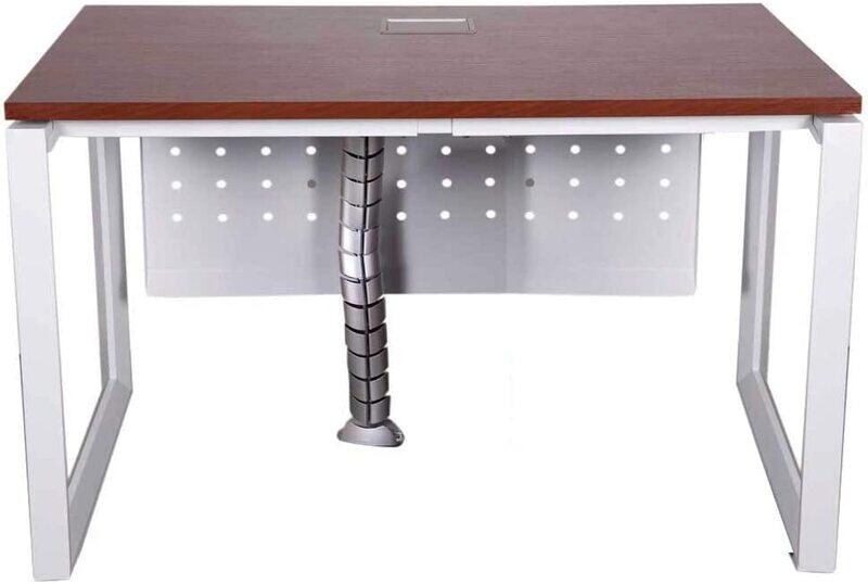 

Mahmayi Vorm 136-14 Modern Workstation Table, Maroon