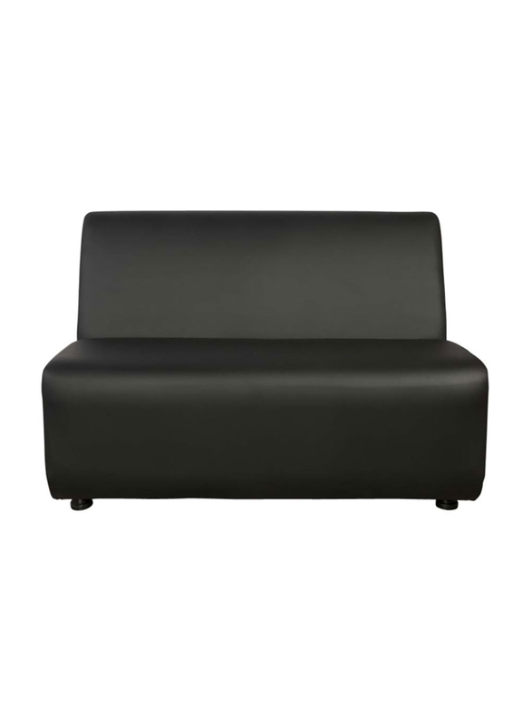 Mahmayi Coco Seater Soft Custom Sofa, Two Seater, Black