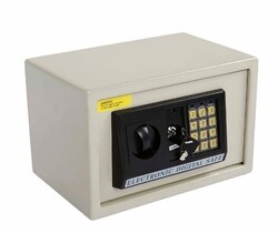 Mahmayi Seguri Digital Safe and Lock Boxes, Money Box, Safety Boxes For Home, Steel Alloy Drop Safe, 20 cm, Grey