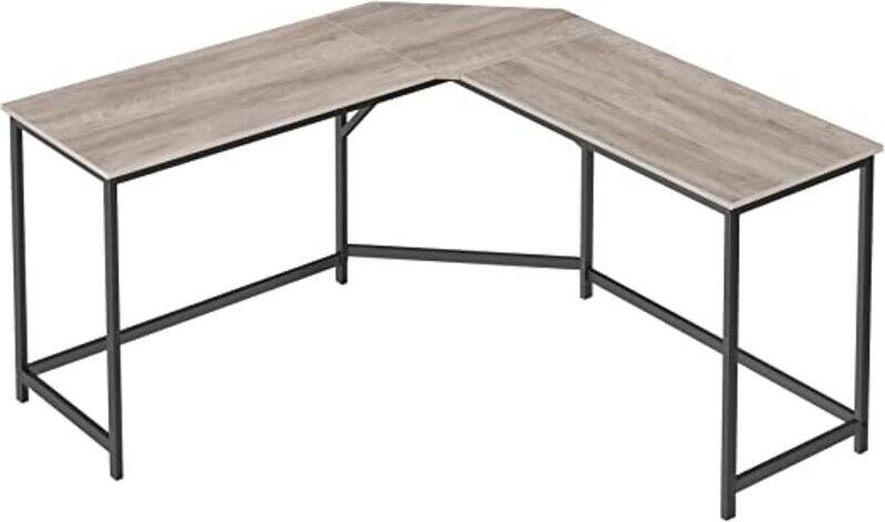 

Mahmayi VASAGLE L-Shaped Computer Desk, Industrial Workstation for Home Office Study Writing and Gaming, Space-Saving, Easy Assembly, 58.7D x 58.7W x 29.9H, G