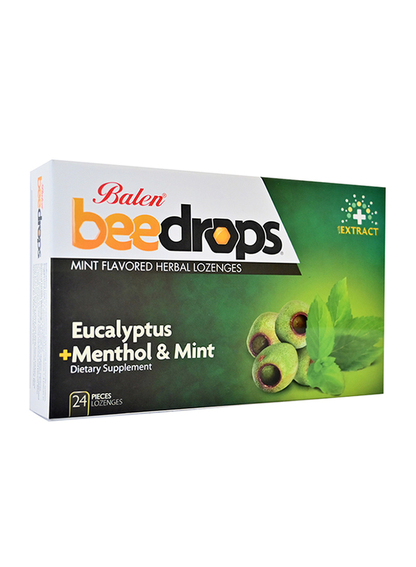 Beedrops Mint Flavored Dietary Supplement, 24 Lozenges