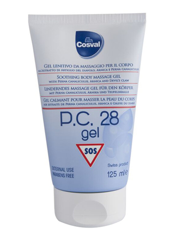 

Cosval Food Supplement P.C 28 Soothing Body Massage Gel, 125ml