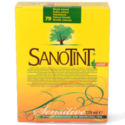 Sanotint Sensitive Hair Color Natural Blonde 79 - Natural Permanent Hair Dye, 125 ml