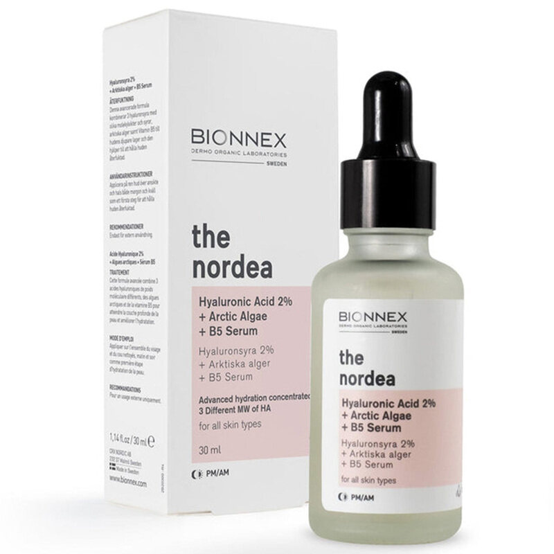 

Bionnex THE NORDEA HYALURONIC ACID 2% + ARCTIC ALGAE + B5 SERUM