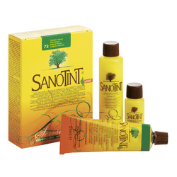 Sanotint Sensitive Hair Color Natural Brown 73 - Natural Permanent Hair Dye, 125 ml