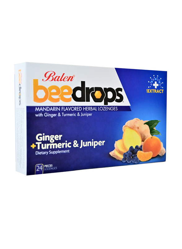 Beedrops Mandarin Flavored Dietary Supplement, 24 Lozenges