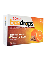 Beedrops Orange Flavored Dietary Supplement, 24 Lozenges
