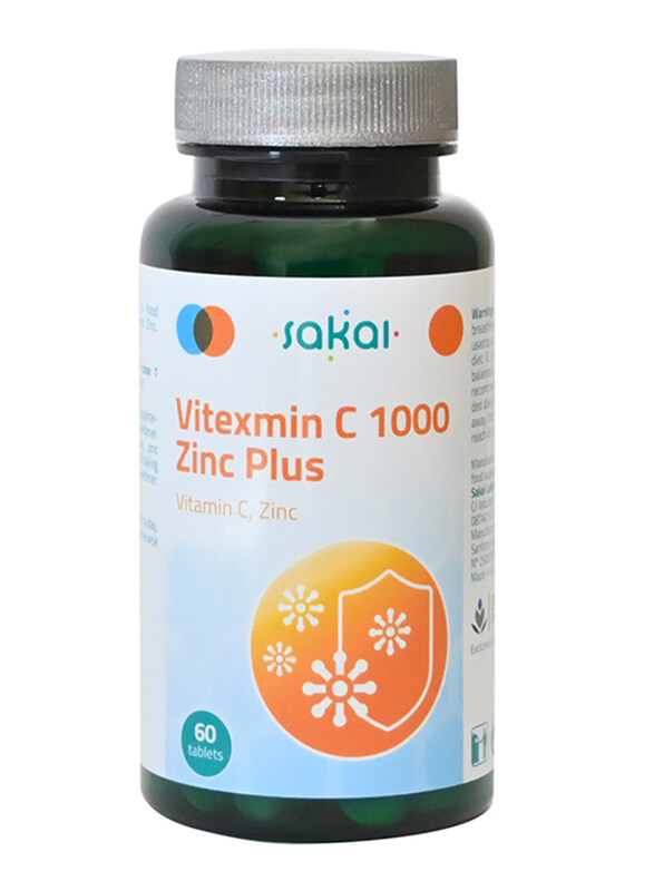 

Sakai Zinc Plus Vitexmin C Supplement, 1000mg, 60 Tablets