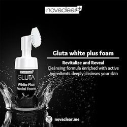 Novaclear Gluta White Plus Facial Foam, 100ml