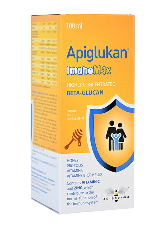 Apiglukan Imunomax Beta Glucan Liquid Food Supplement, 100ml