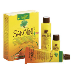 Sanotint Sensitive Hair Color Medium Natural Blonde 81 - Natural Permanent Hair Dye, 125 ml