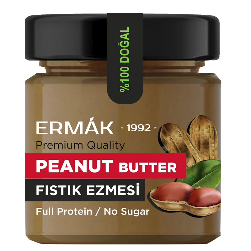 

Erwan Ermak Peanut Butter Jam - Delicious jam - 235g Packing size - Set of 3 in a Convenient Box