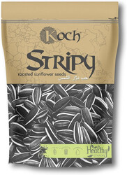 Koch Stripy Roasted Sunflower Seeds, 8 x 300g