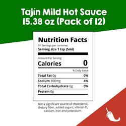 Tajin Mild Hot Sauce 15.38oz pack of 12