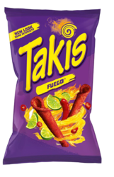 Takis fuego pepper lime 9.8 oz pack of 14