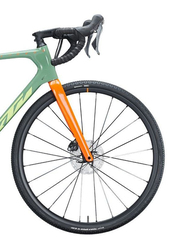 KTM X-Strada Master Shimano GRX Hybrid Bikes, S/52, Orange/Lime