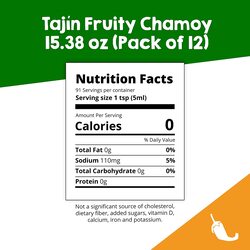 Tajin Fruity Chamoy Hot Sauce 15.38 oz pack of 12