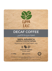 Cuppa East Decaffeinated Colombian Coffee 99.9% Caffeine-Free Ground Beans, Medium Roast, 250g