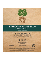 Cuppa East Ethiopia Hambela Speciality Coffee 100% Arabica Beans, Medium-Light Roast, 500g