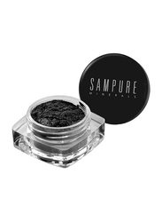 Sampure Minerals Crushed Eyeshadow, 1gm, Arabian Nights, Black
