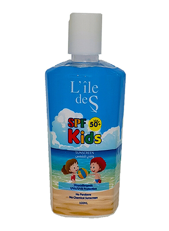 

L'ile De S SPF 50 Plus Kids Sunscreen, 100ml