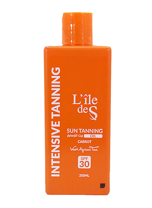 

L'ile De S Intensive Carrot Tanning Oil SPF 30, 200ml