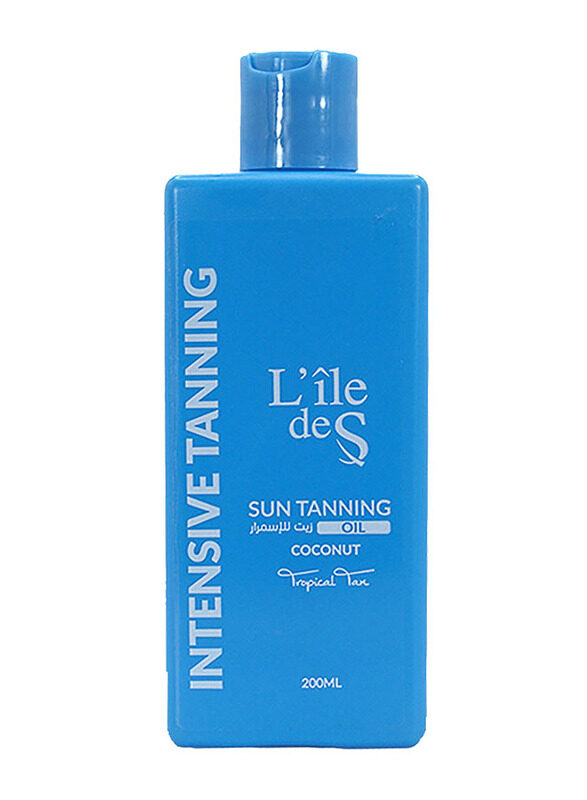 

L'ile De S Intensive Coconut Tanning Oil Zero SPF, 200ml