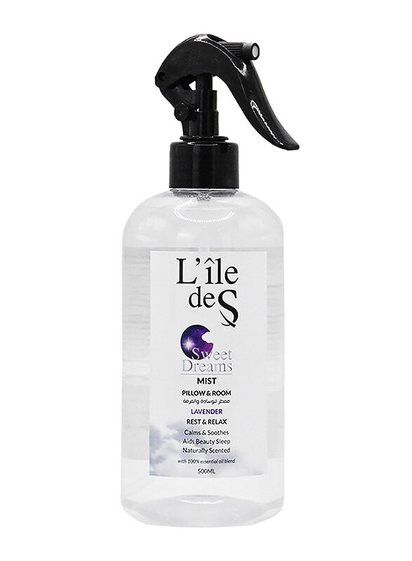 

L'ile De S Lavender Sweet Dreams Room Mist, 500ml, Clear