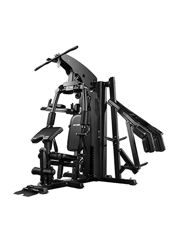 Miracle Fitness Multi-Function Deluxe 3 Station Home Gym, MF-1900, Black