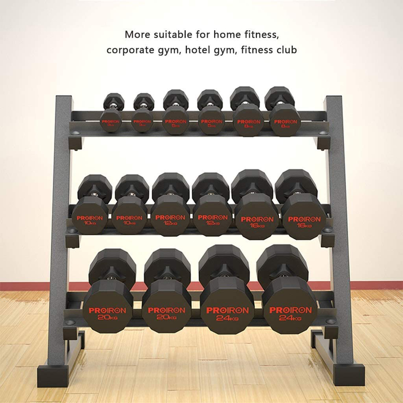 Dumbbell Racks Multi-function Display Rack, 93.5 x 53 x 83cm, Black