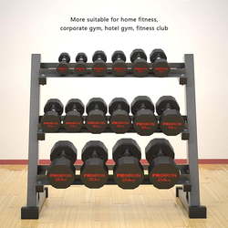 Dumbbell Racks Multi-function Display Rack, 93.5 x 53 x 83cm, Black