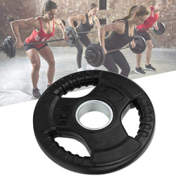 Anbo Barbell Olympic Grip Weight Plate, 2.5KG, Black