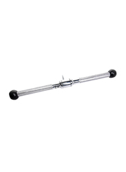 CAP Barbell Machine Bar with Revolving Hanger, 20inch, Silver