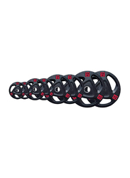 Prosportsae Tri-Grip Olympic Rubber Weight Plates, 10KG, Black