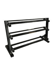 Miracle Fitness Three Tier Dumbbell Rack, Black