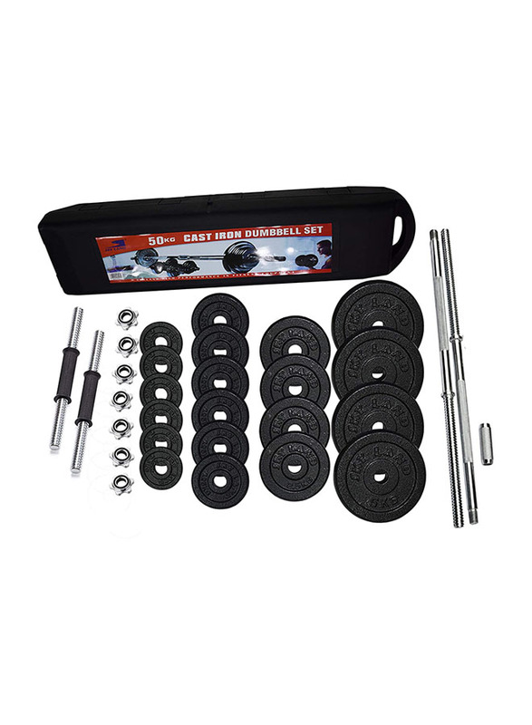 Miracle Fitness  Dumbbell and Barbell Set 50Kgs-Box