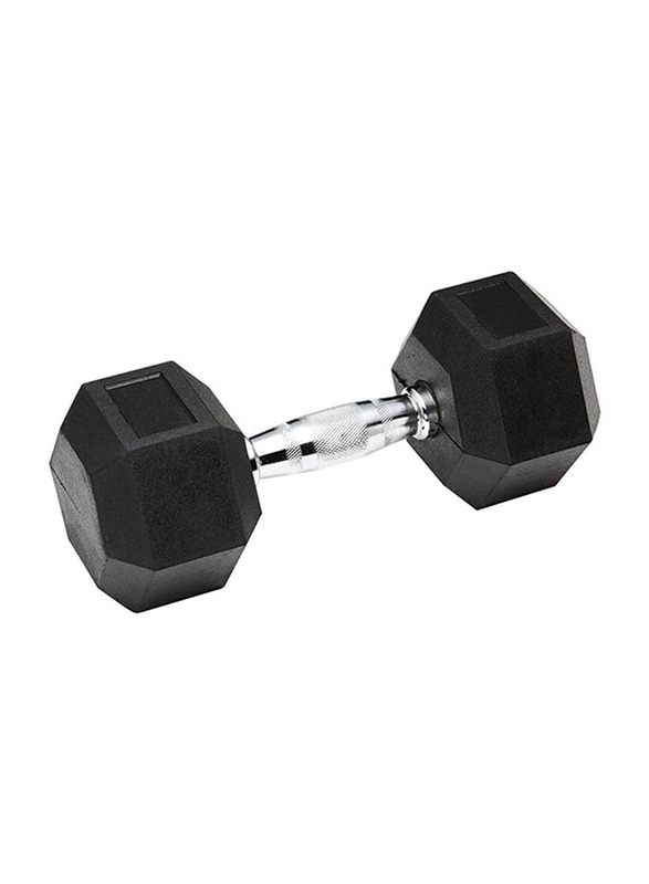 Miracle Fitness  Hex Dumbbell Set, 2 x 7.5KG, Black