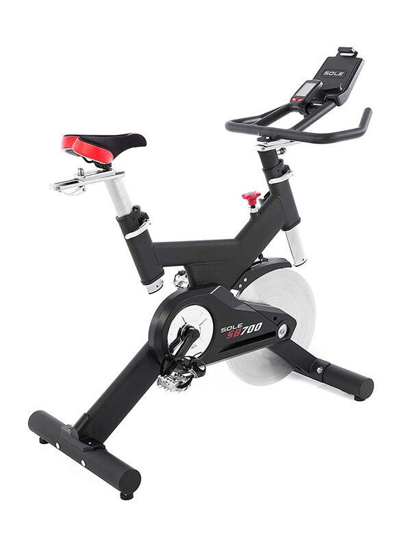 

Sole Fitness SB700 Spin Exercise Bike, Black/Red