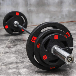 Weight Plates for Barbell Or Dumbbell, 2.5KG, Black