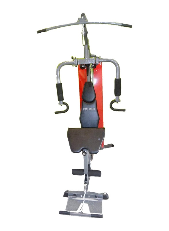 Pro Solid Home Gym, Red/Silver