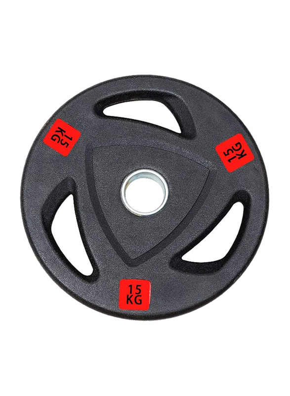 Weight Plate, 15KG, Black